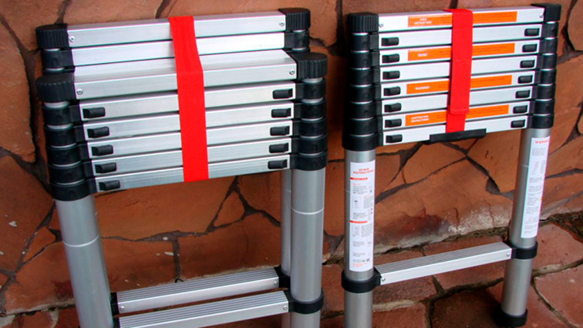 În plus față de aluminiu, aliajele metalice și oțelul sunt utilizate pentru fabricarea scărilor. În plus față de aluminiu, aliajele metalice și oțelul sunt utilizate pentru fabricarea scărilor.