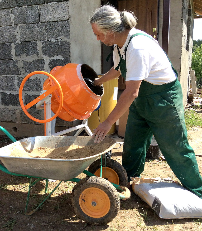 De mest populære er elektriske betongblandere De mest populære er elektriske betongblandere