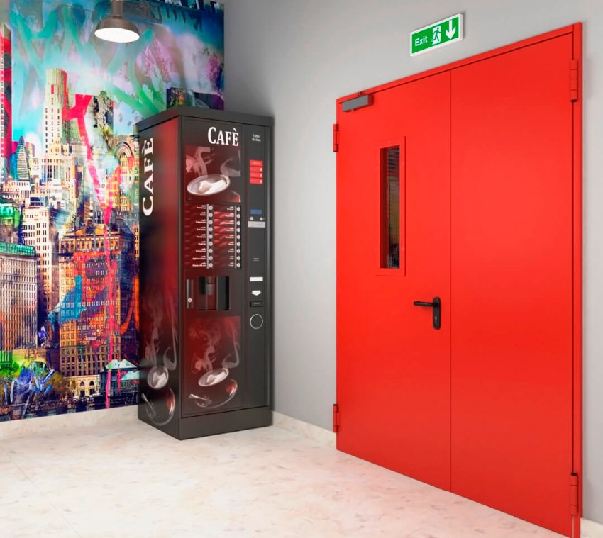 În clădirile în care nivelul de apariție a incendiilor este destul de ridicat, sunt instalate uși speciale În clădirile în care nivelul de apariție a incendiilor este destul de ridicat, sunt instalate uși speciale