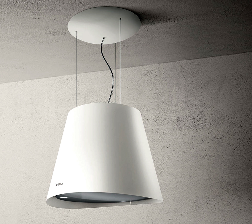 Campana de cuina sense sortida Elica EASY WH / F / 50 WHITE té un disseny eficaç Campana de cuina sense sortida Elica EASY WH / F / 50 WHITE té un disseny eficaç