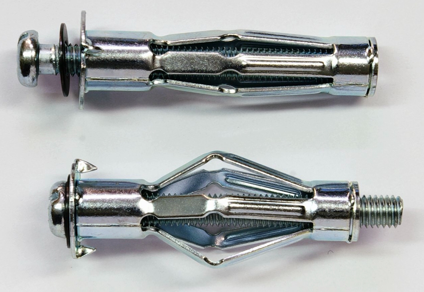 Butterfly dyvel til hule strukturer Butterfly dyvel til hule strukturer