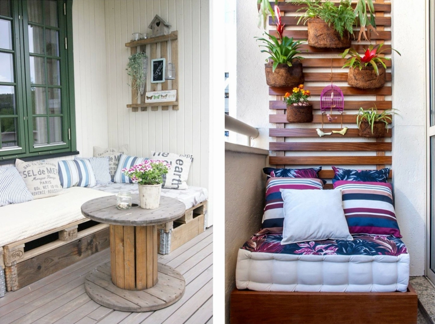 Os paletes podem ser usados com sucesso para a fabricação de móveis de varanda Os paletes podem ser usados com sucesso para a fabricação de móveis de varanda